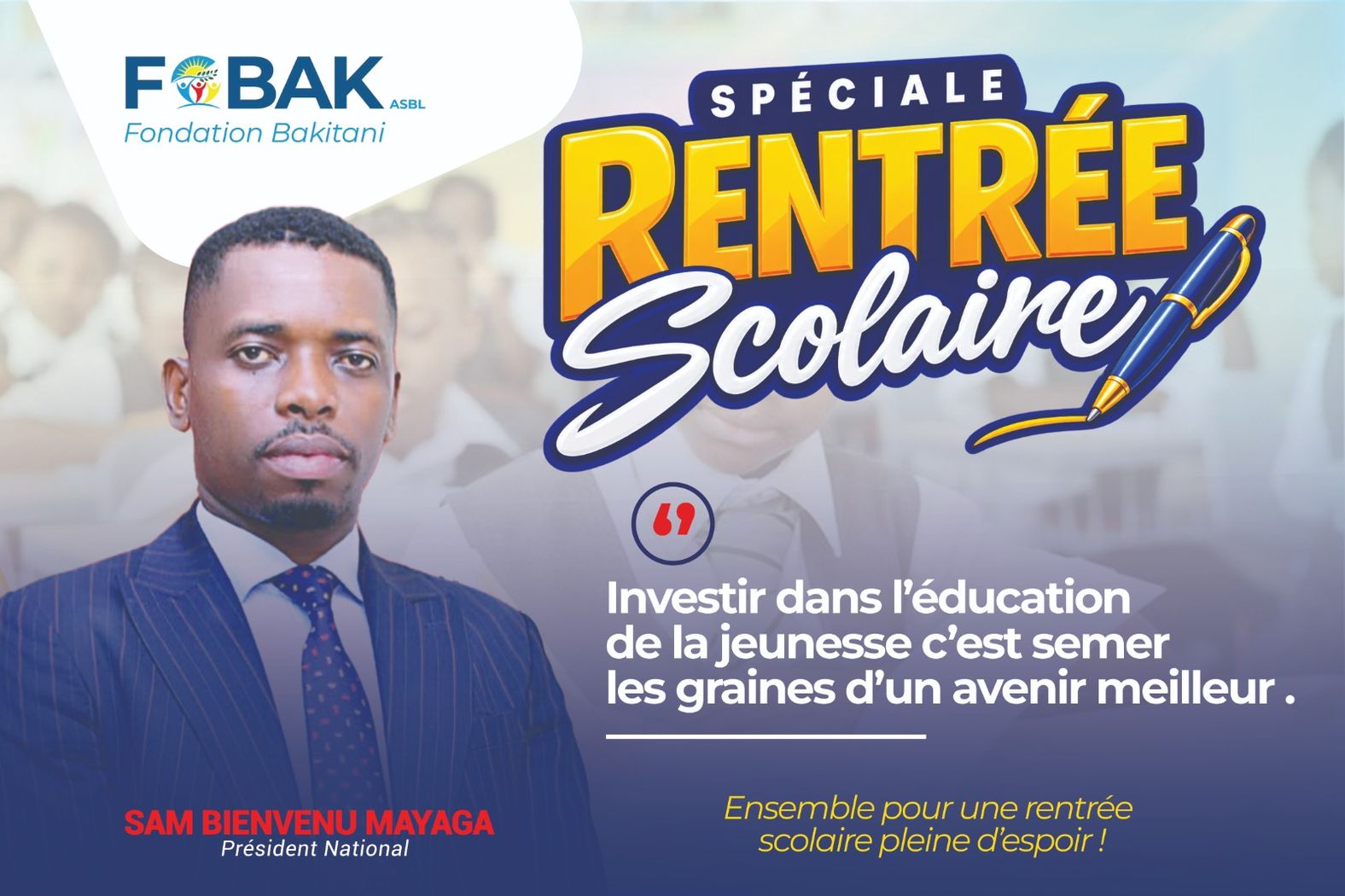 REMISE DES KITS SCOLAIRES